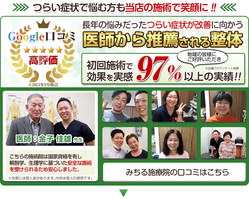 医師から推薦される整体